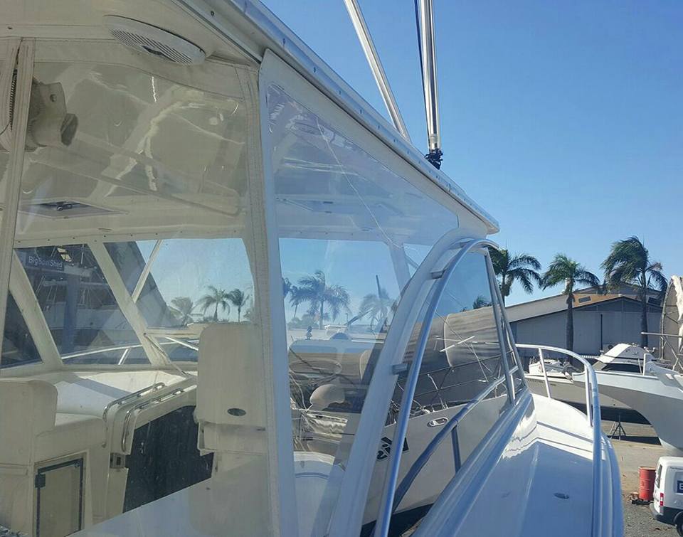 Boat Clear Glass  — New & Replacement Upholstery in Smithfield, QLD