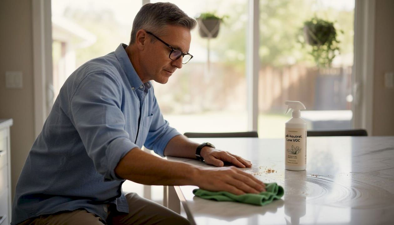 Eco-friendly stone and tile cleaning