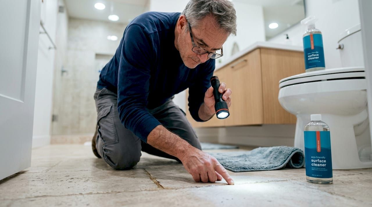 Eco-friendly tile cleaning