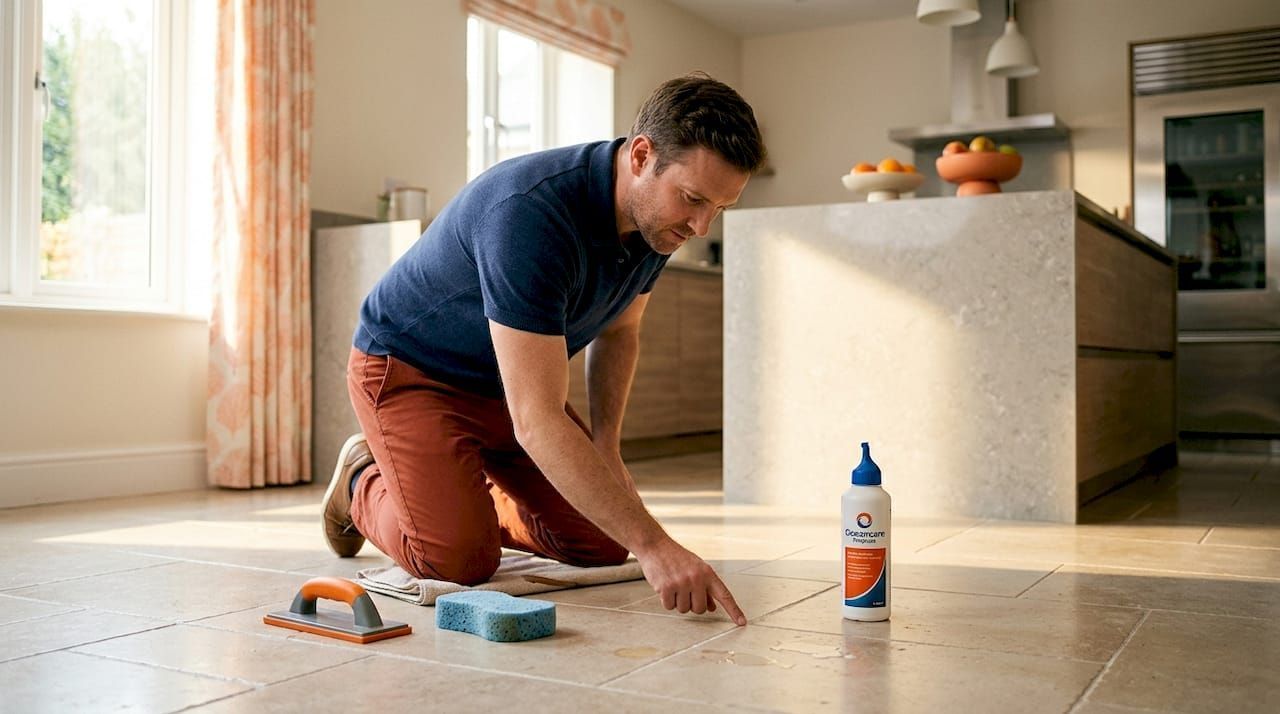 Grout cleaning and repair