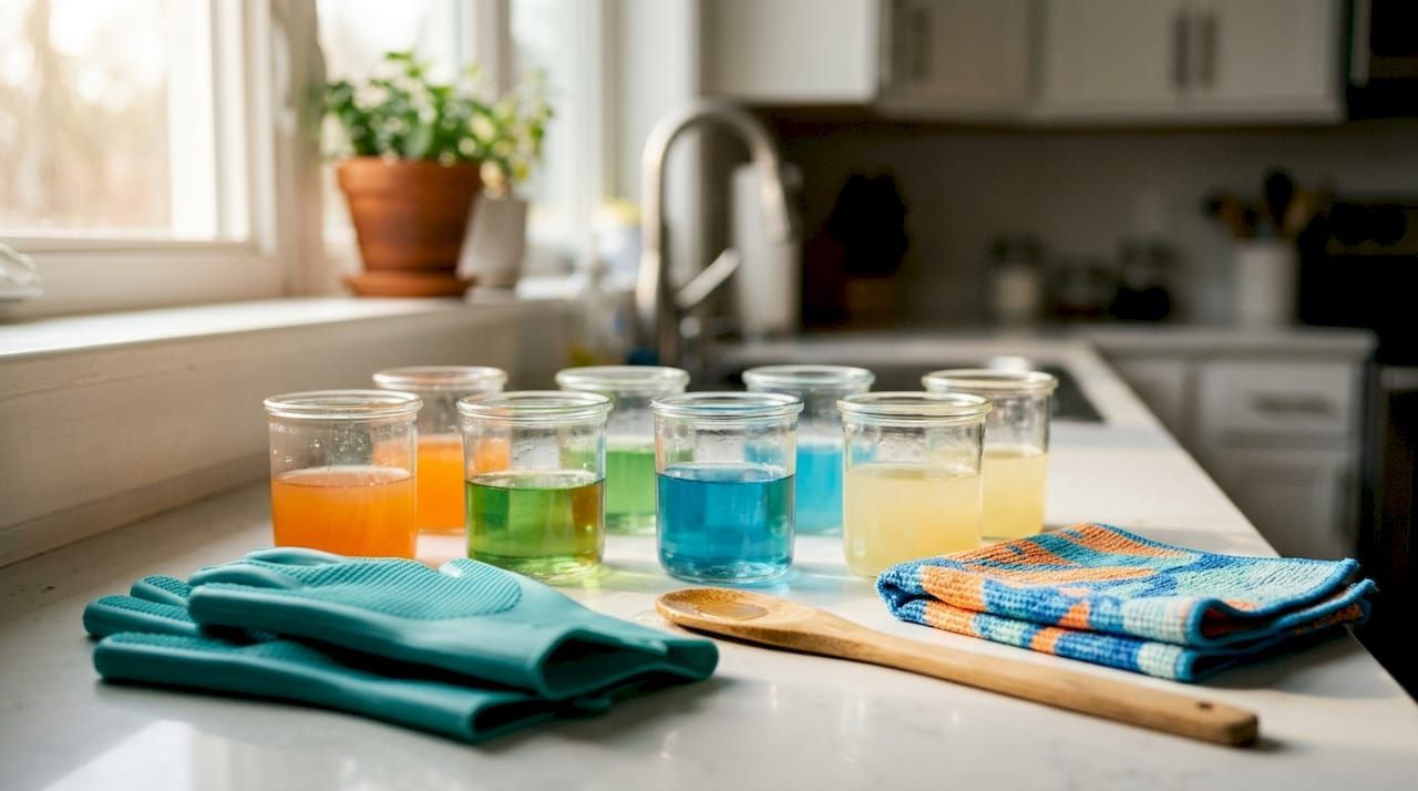 Pool tile solvent-free cleaner