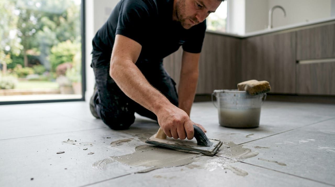 Removing grout haze