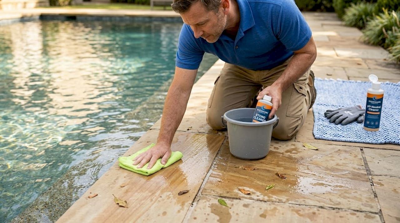 Sustainable stone cleaning