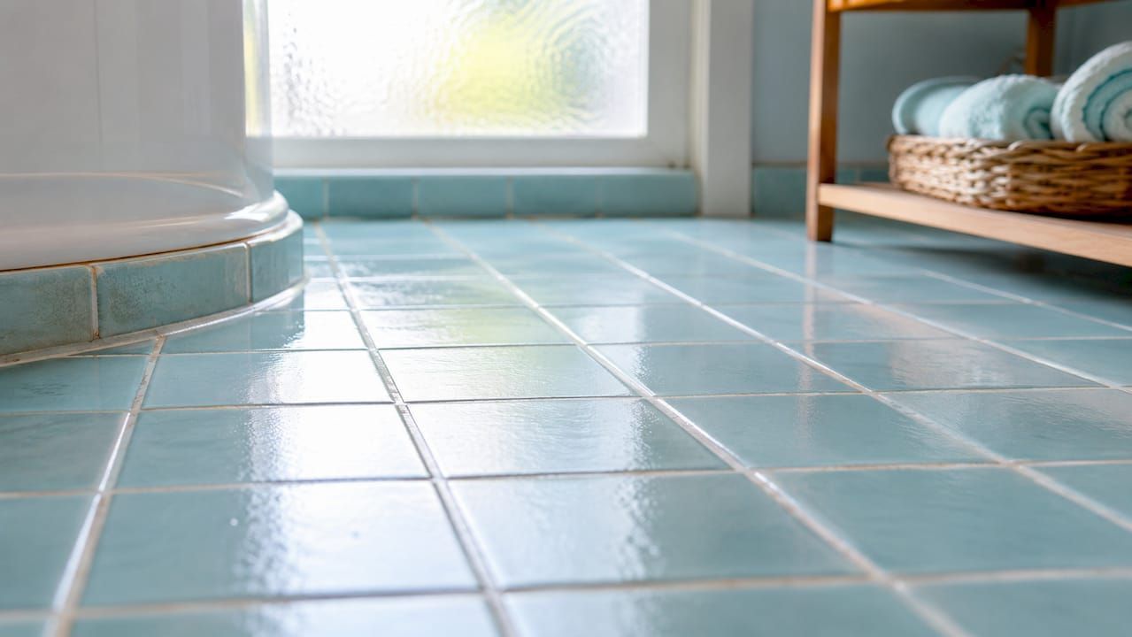 Tile floor care routine