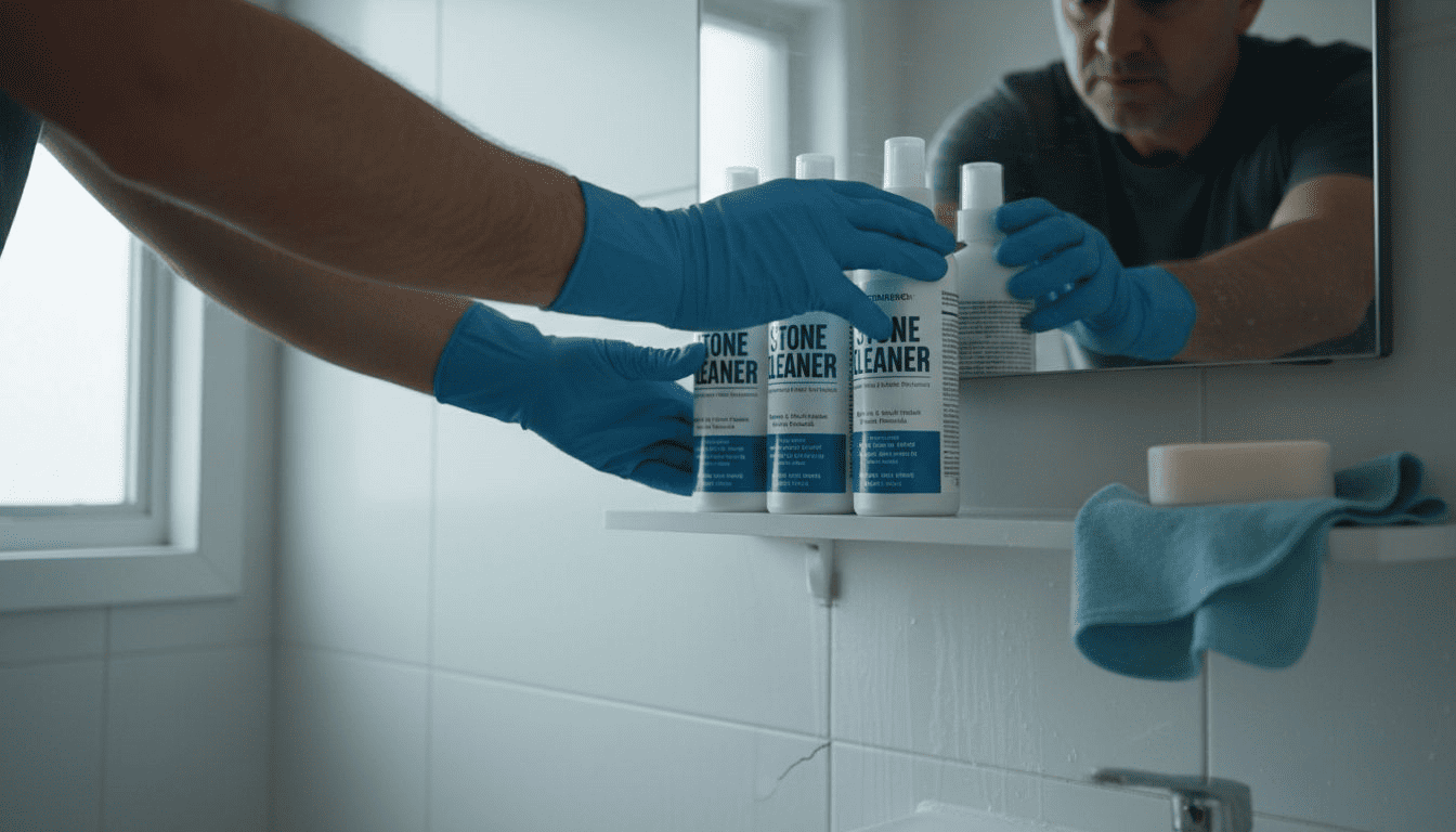 natural stone bathroom cleaning guide