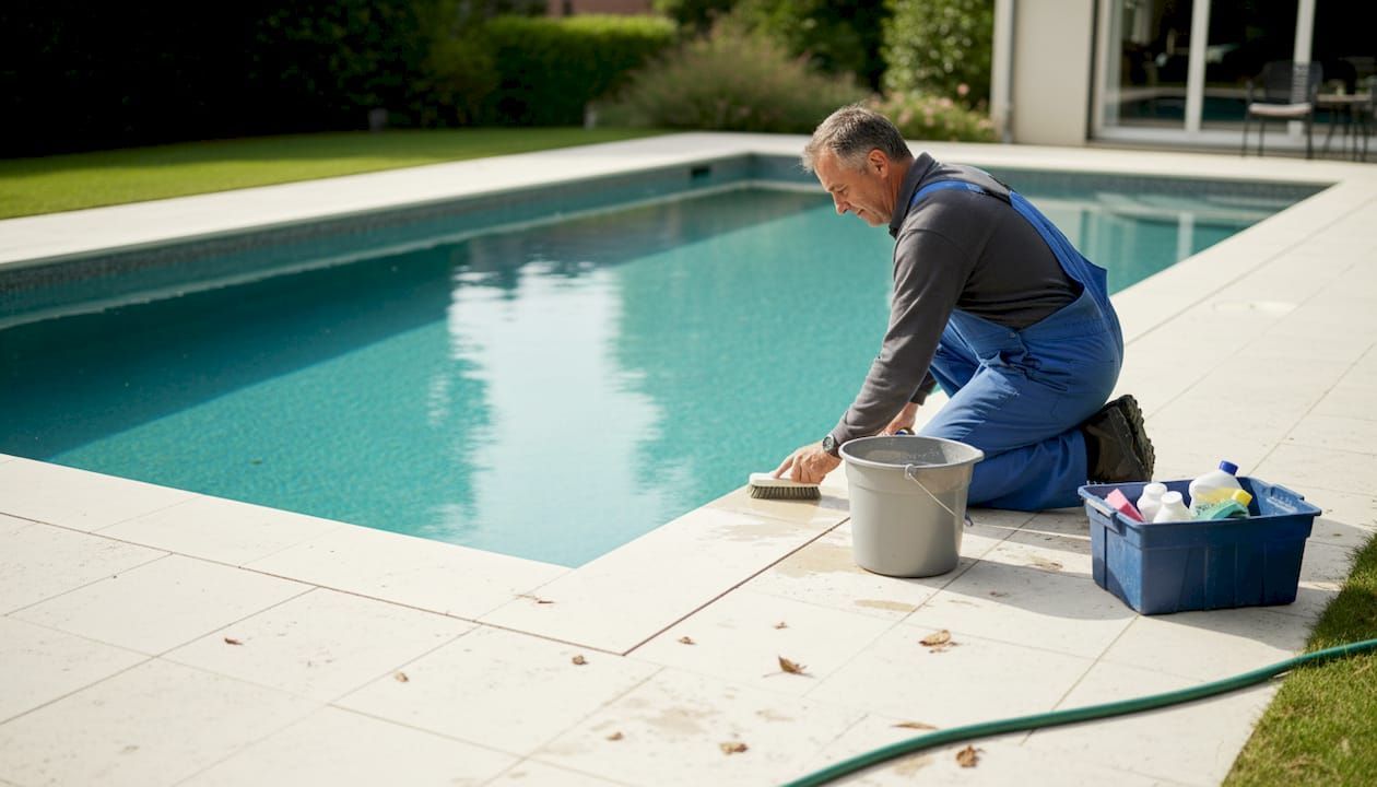 pH-neutral solution for stone surface care