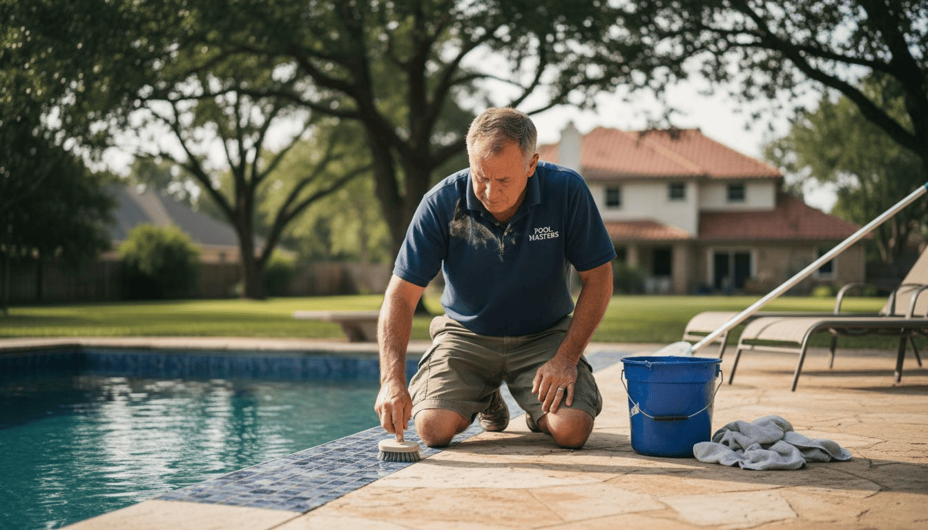 pool tile maintenance