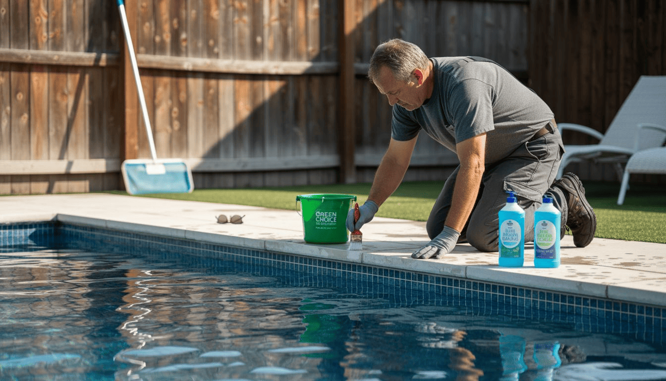 what is pool tile sealing