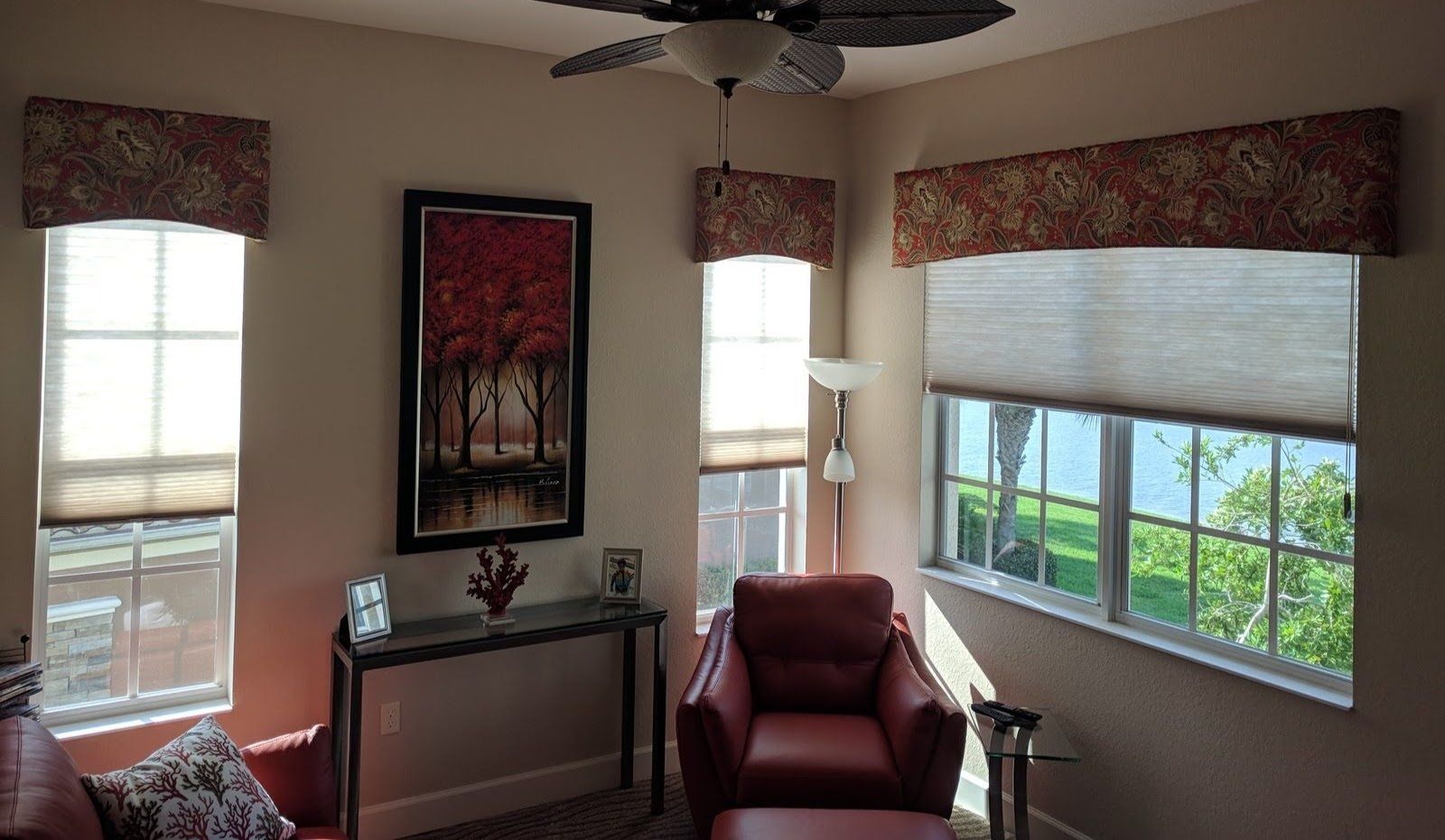 Newly Repair Red Chair — Naples, FL — Home Fashion Upholstery