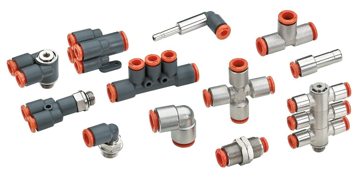 Neumática, Actuadores, Válvulas, FRL Grupos, Racores