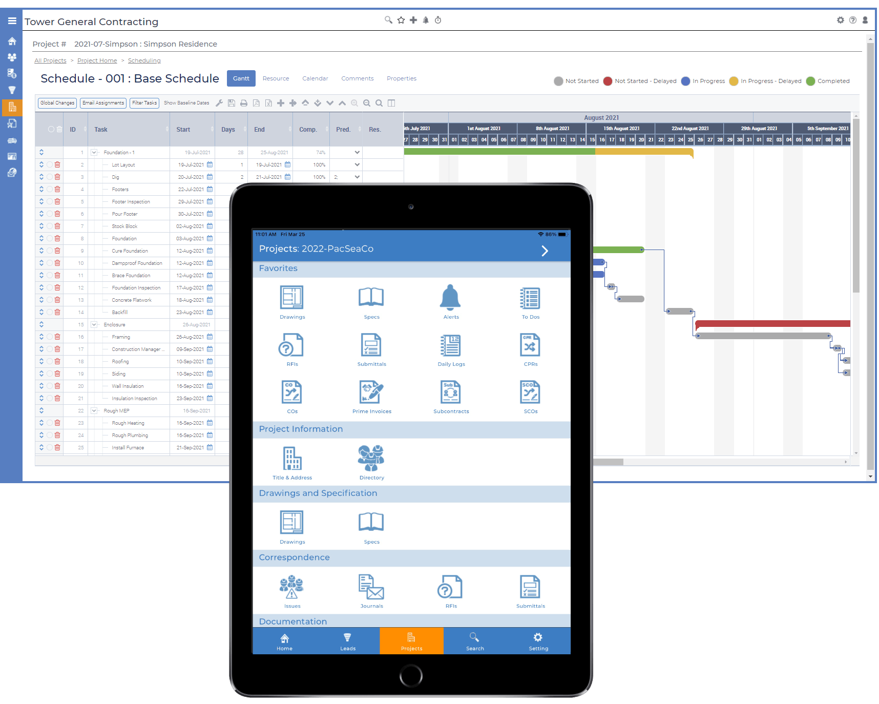Cloudbased Construction Software Corecon Technologies