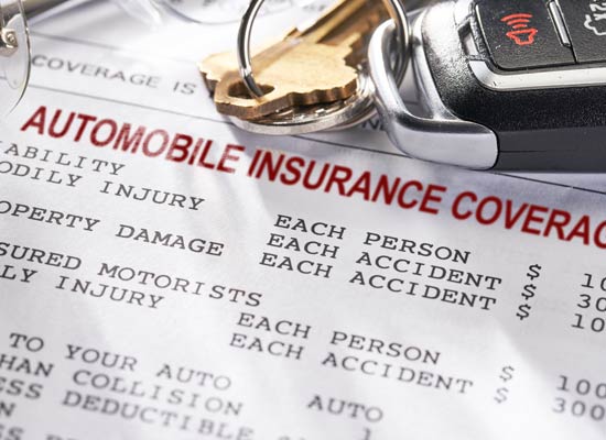 Car Insurance Form - Longview, TX - P&D Auto Hail Center LLC