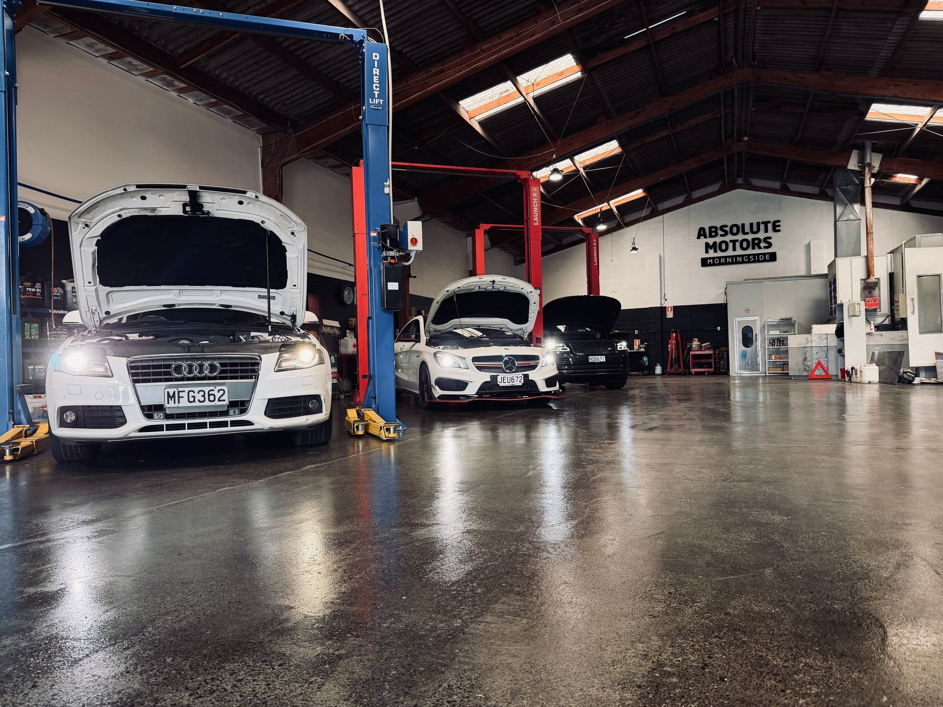 absolute mornings with cars getting fixed