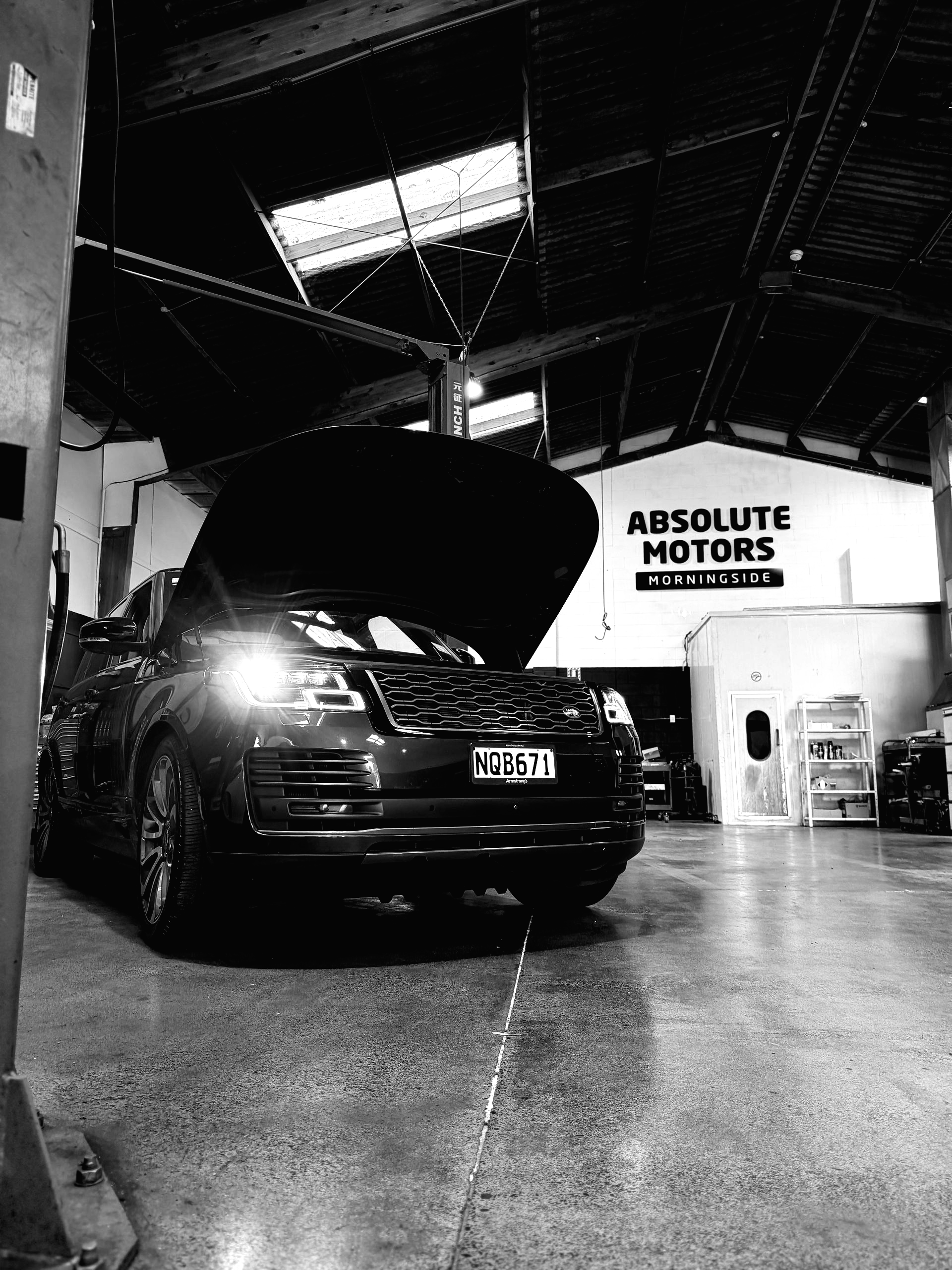 inside of workshop 