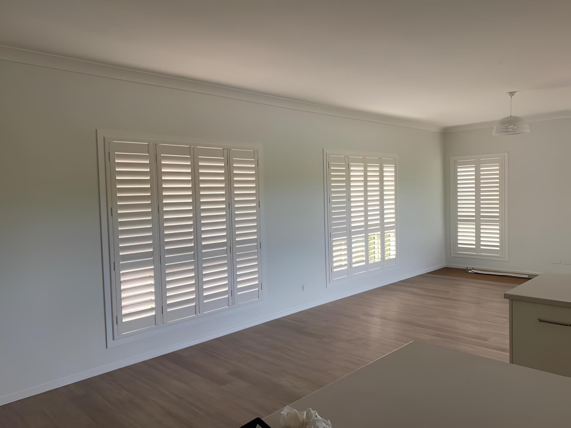 A Room With White Shutters on the Windows — Lismore Curtains & Blinds In Ballina, NSW