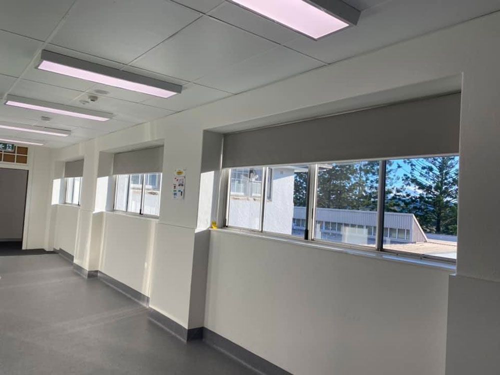 A Room With Roller Blinds In Ballina