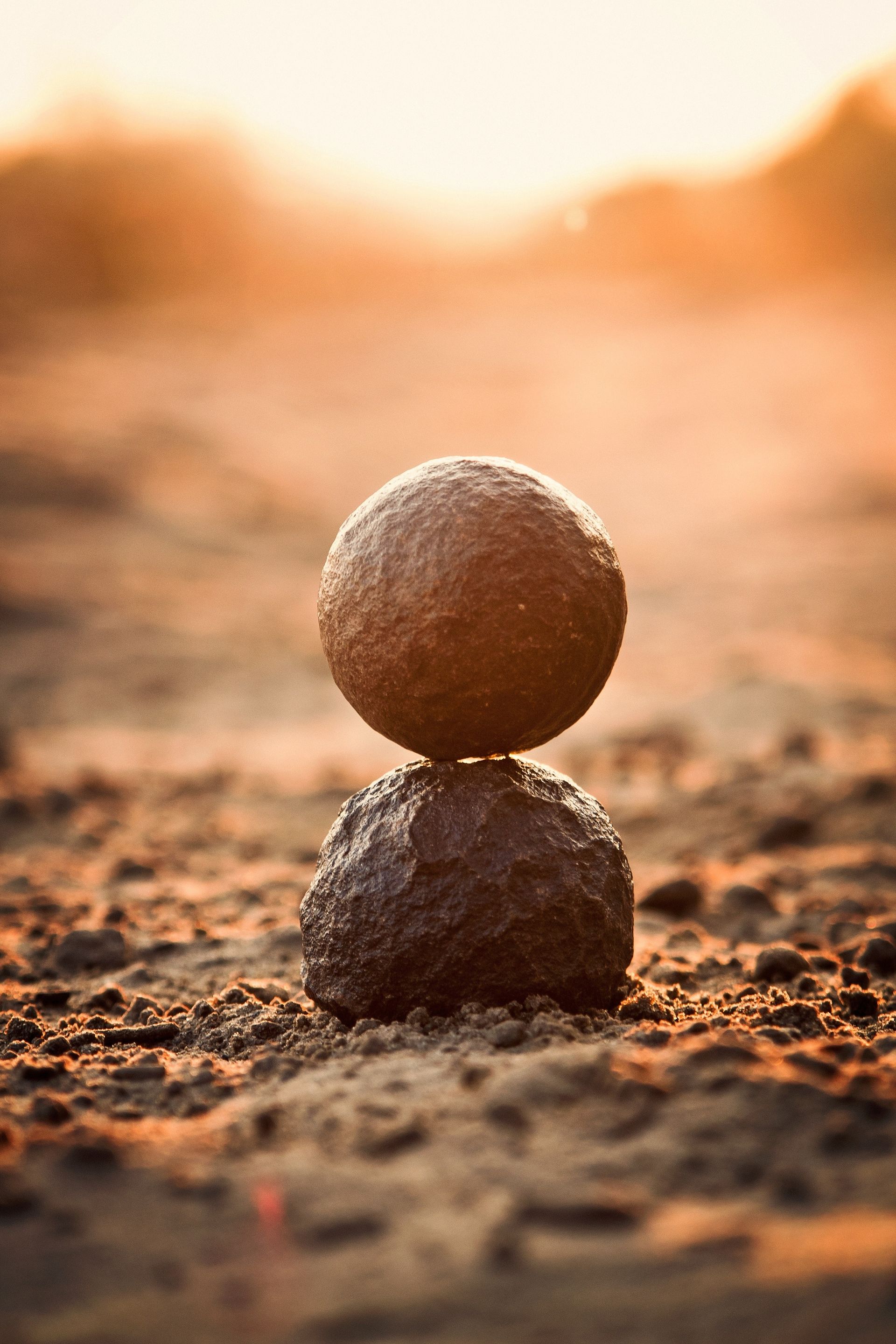 Rocks Balancing on the Beach — Thrive Therapy Solutions in Cairns City, QLD