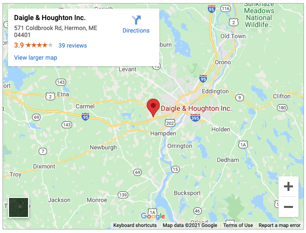 Daigle & Houghton location map image