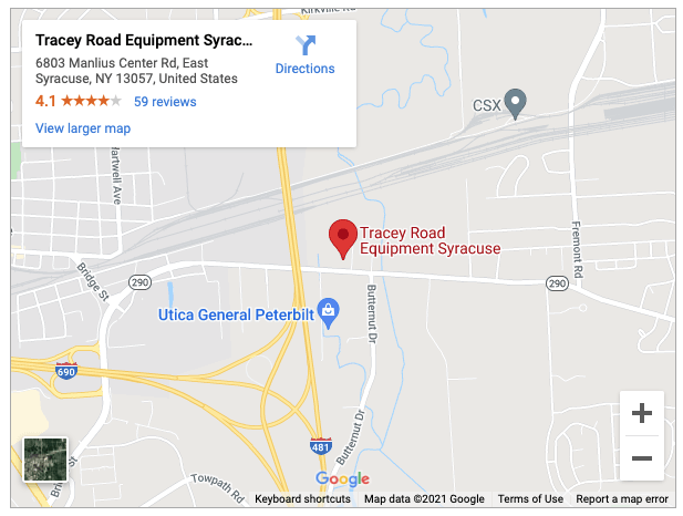 Tracey Road location map image