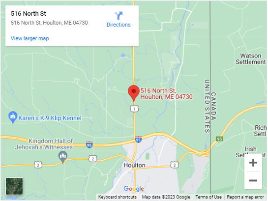 Freightliner of Maine location map image