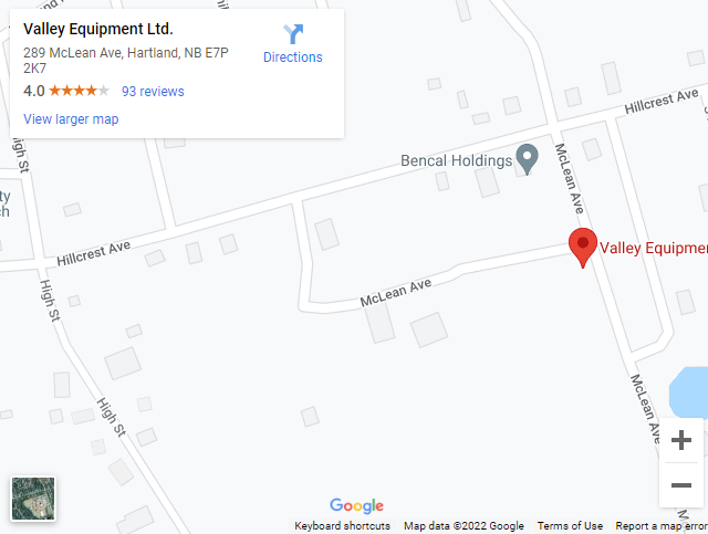 Valley Equipment location map image