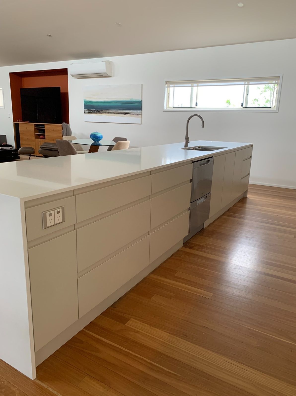 A Kitchen With a Large Island in the Middle of the Room — The Kitchen Centre in Terrigal, NSW
