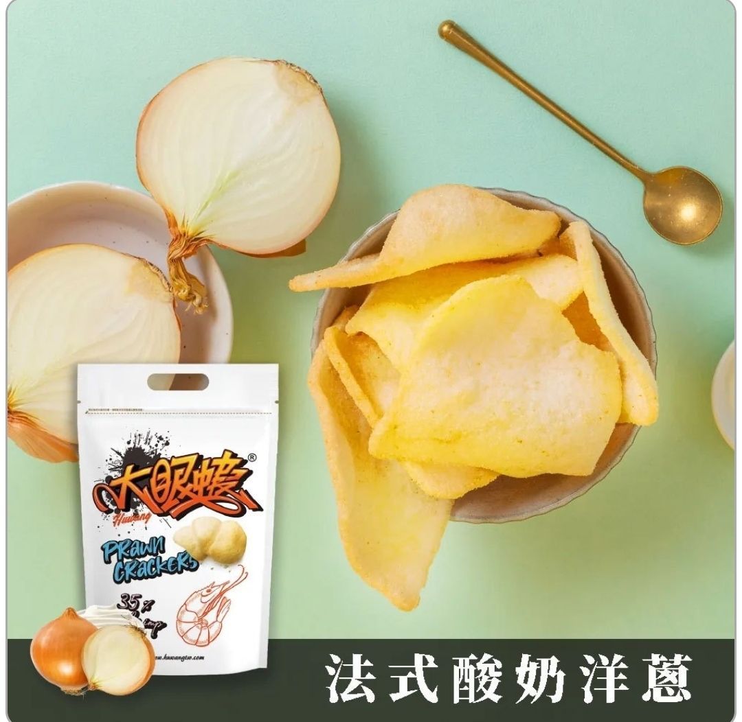 台灣大眼蝦 經典蝦肉餅 蝦餅 3入組|100g 七種口味・酥脆蝦片零食推薦