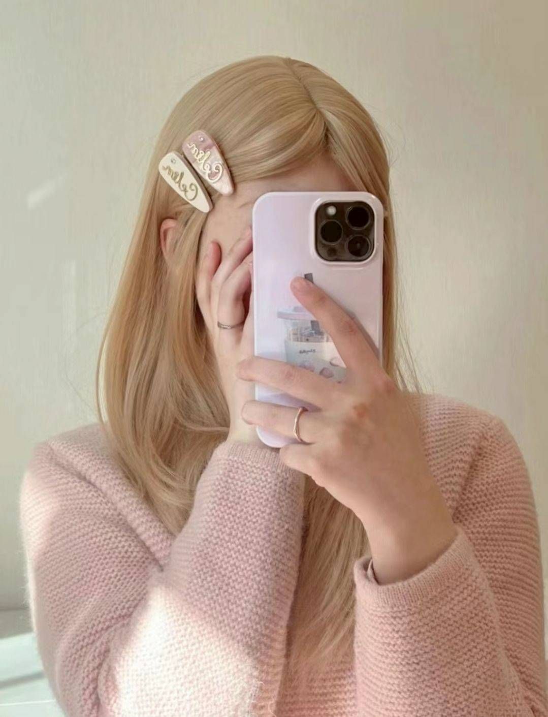 法式氣質字母髮夾｜水滴形側邊劉海夾 三色