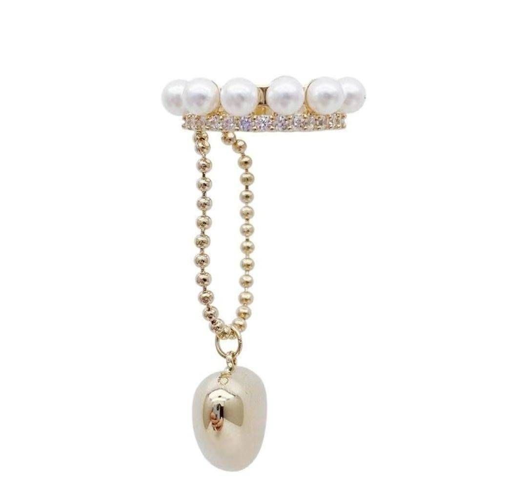 韓系愛心水鑽耳骨夾｜無耳洞耳環 夏季精緻小眾款