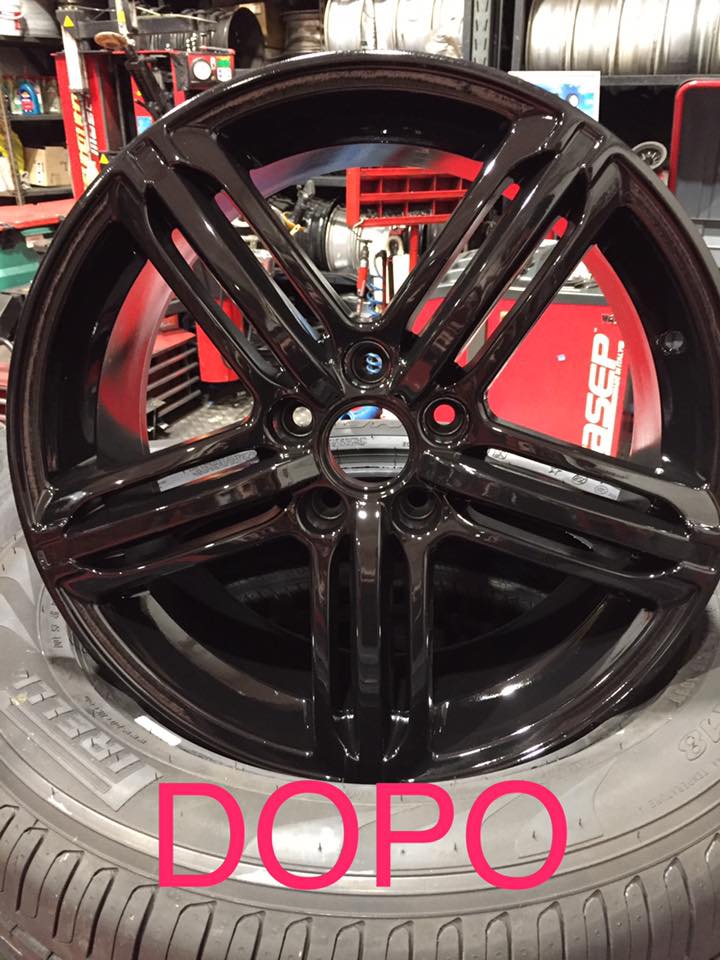 cerchio in lega nero