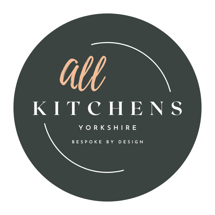 A logo for all kitchens yorkshire bespoke by design