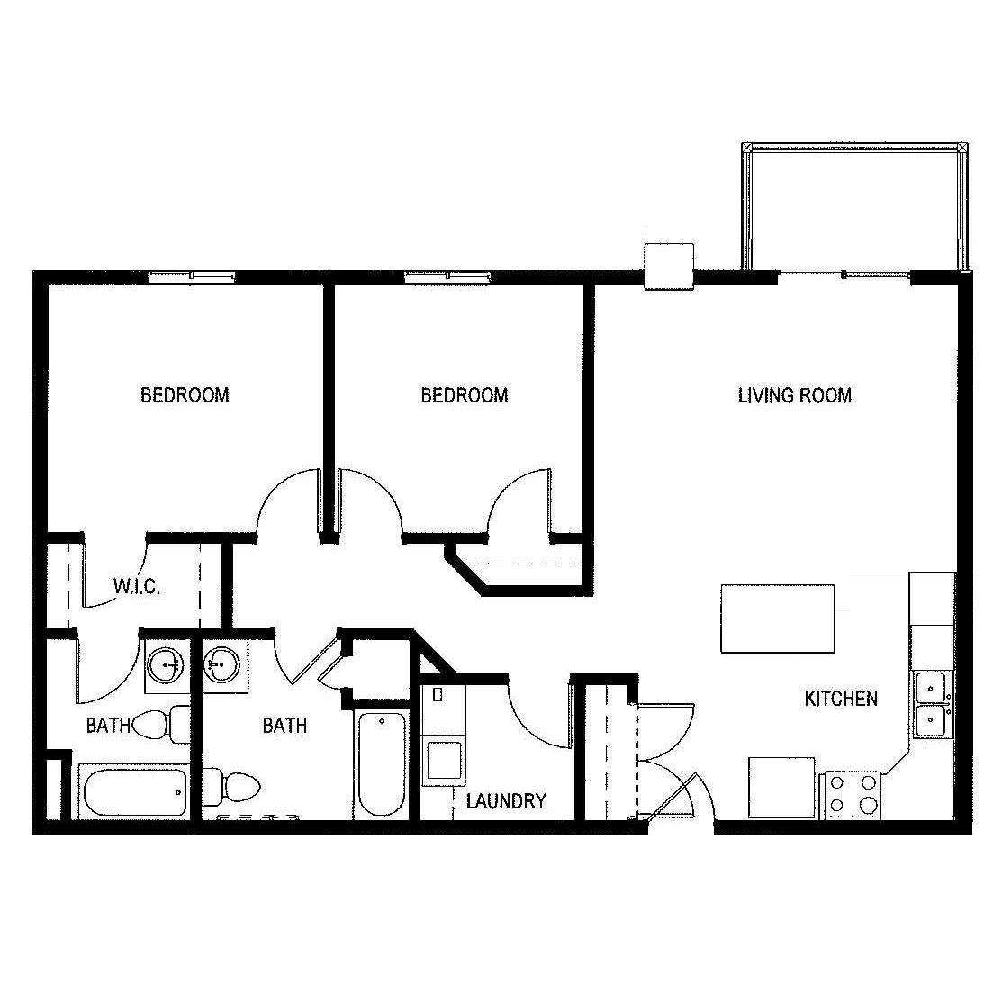 Minot Place Apartments 2 Bed 2 Bath Minot North Dakota Apartments