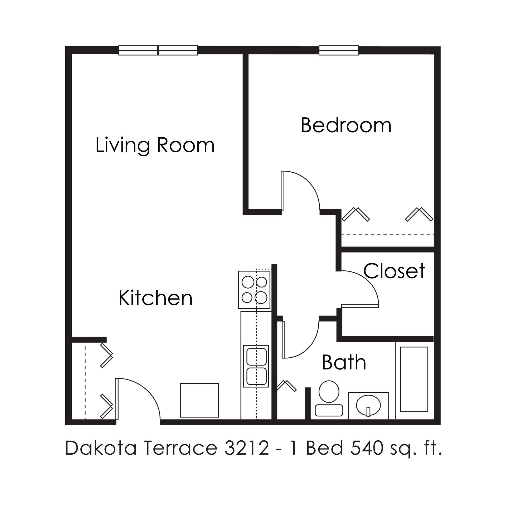 Dakota Terrace Apartments 1 Bed 1 Bath Minot North Dakota Apartments