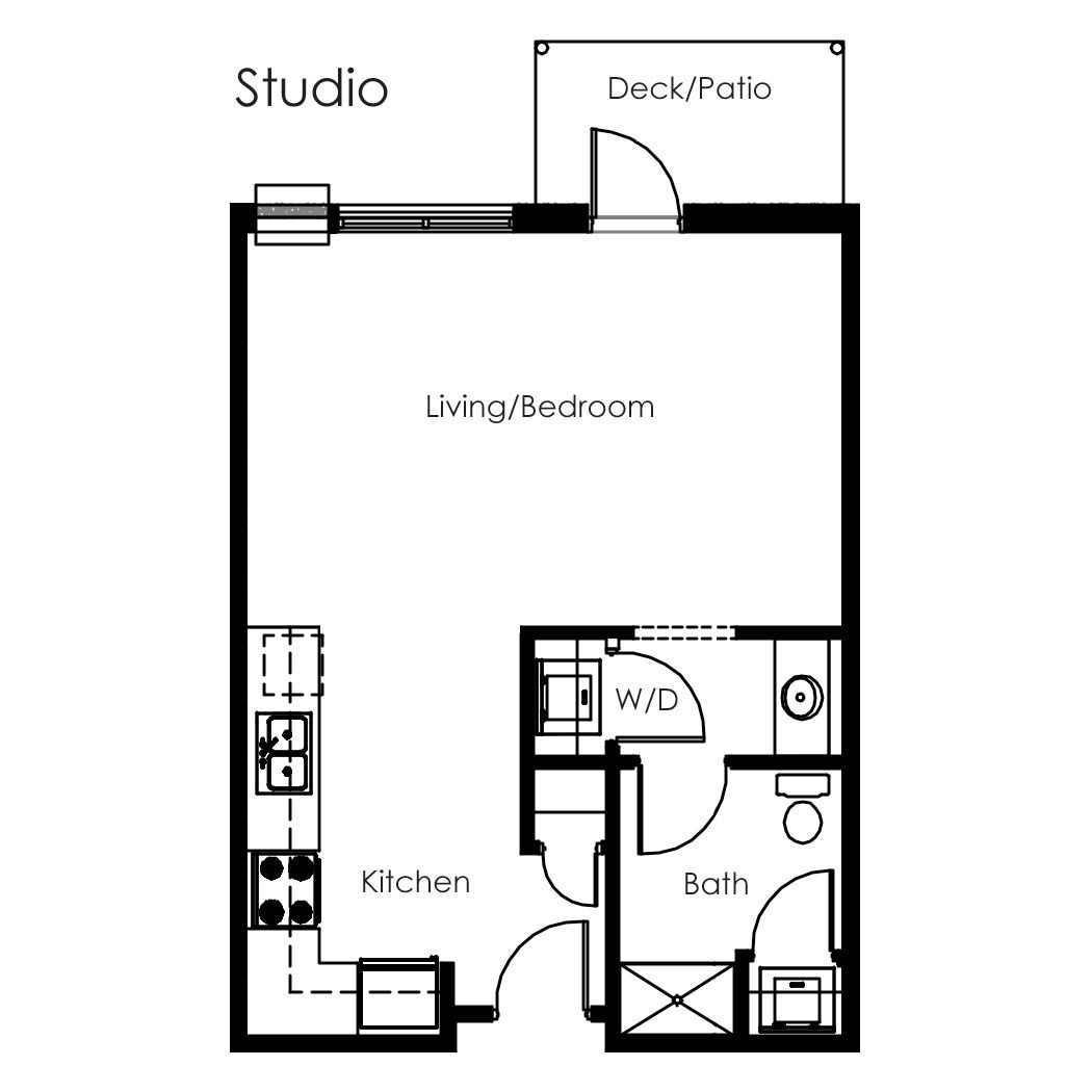 Creekside Apartments Studio 1 Bath Fargo North Dakota Apartment