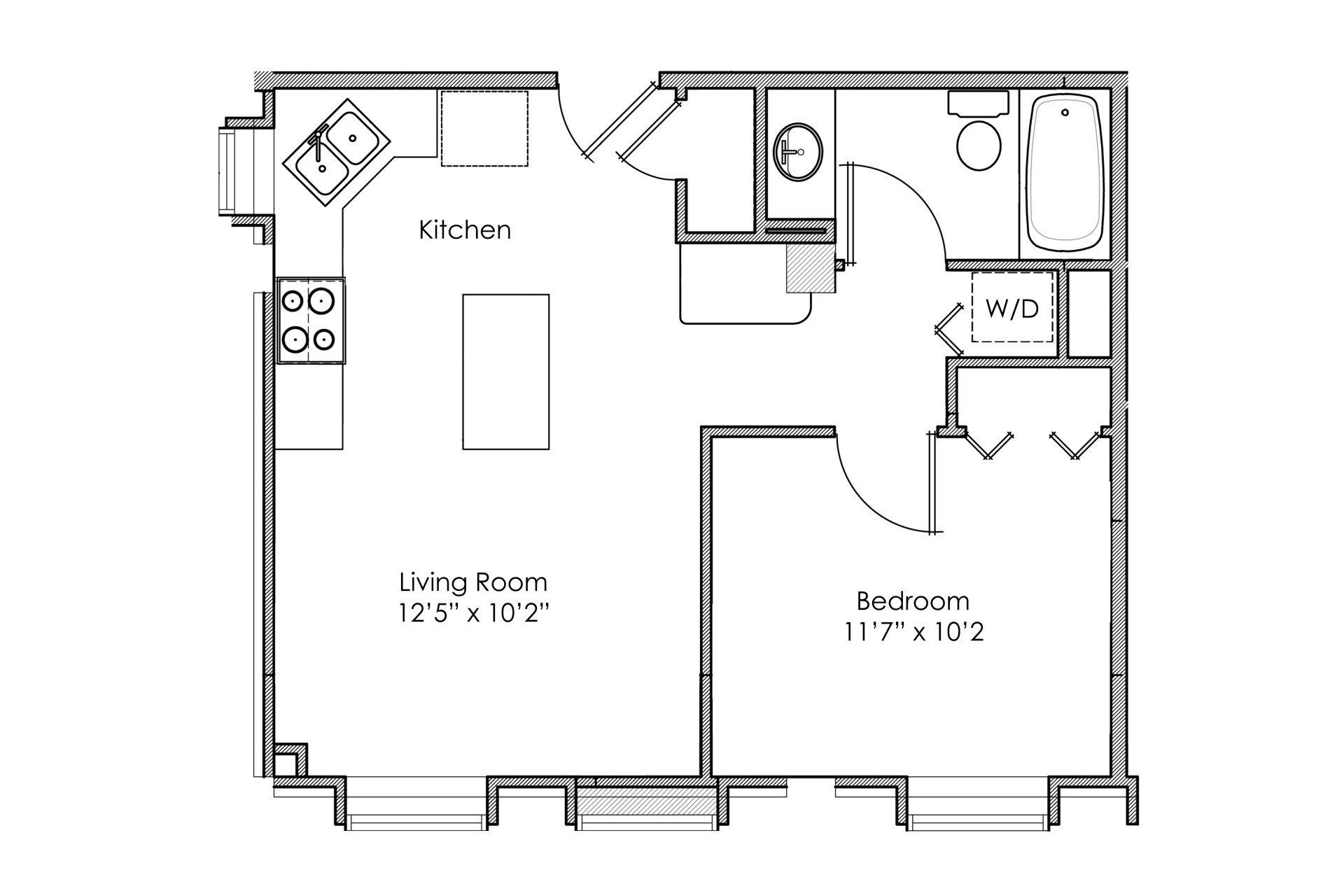 First Avenue Apartments 1 Bed 1 Bath  Minot North Dakota Apartments