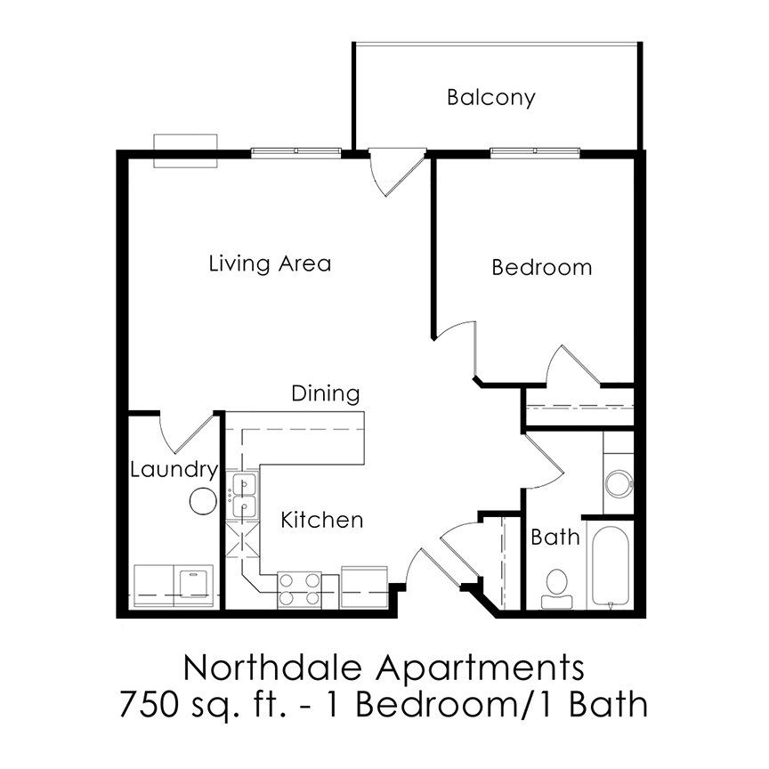 Northdale Apartments 1 Bed 1 Bath Minot North Dakota Apartments