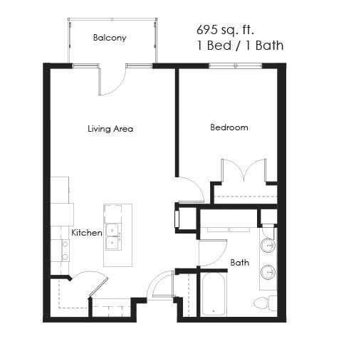 Overlook Ridge Apartments 1 Bed 1 Bath Bismarck North Dakota Apartments