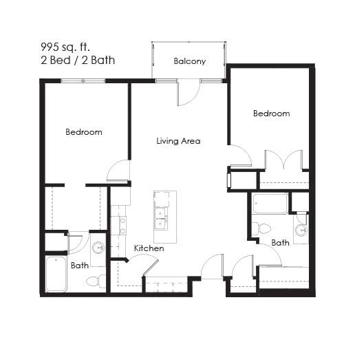 Overlook Ridge Apartments 2 Bed 2 Bath Bismarck North Dakota Apartments