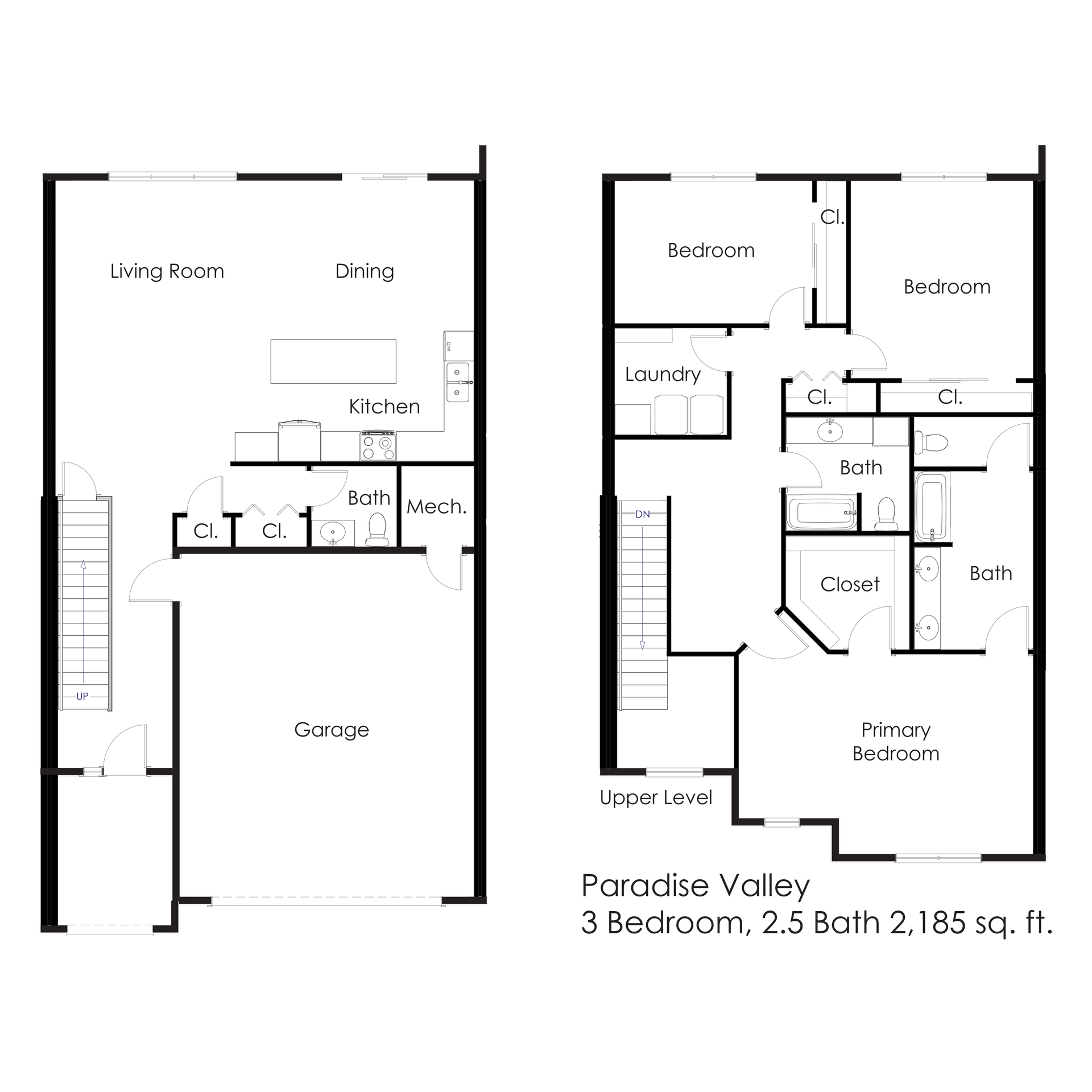 Paradise Valley Townhomes 3 Bed 2.5 Bath Bismarck North Dakota Apartments