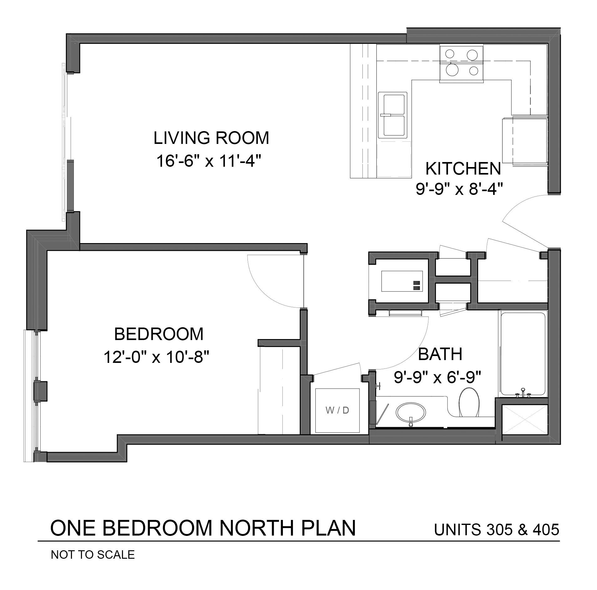 Renaissance on Main 1 Bed 1  Bath Apartment in Williston North Dakota Apartments