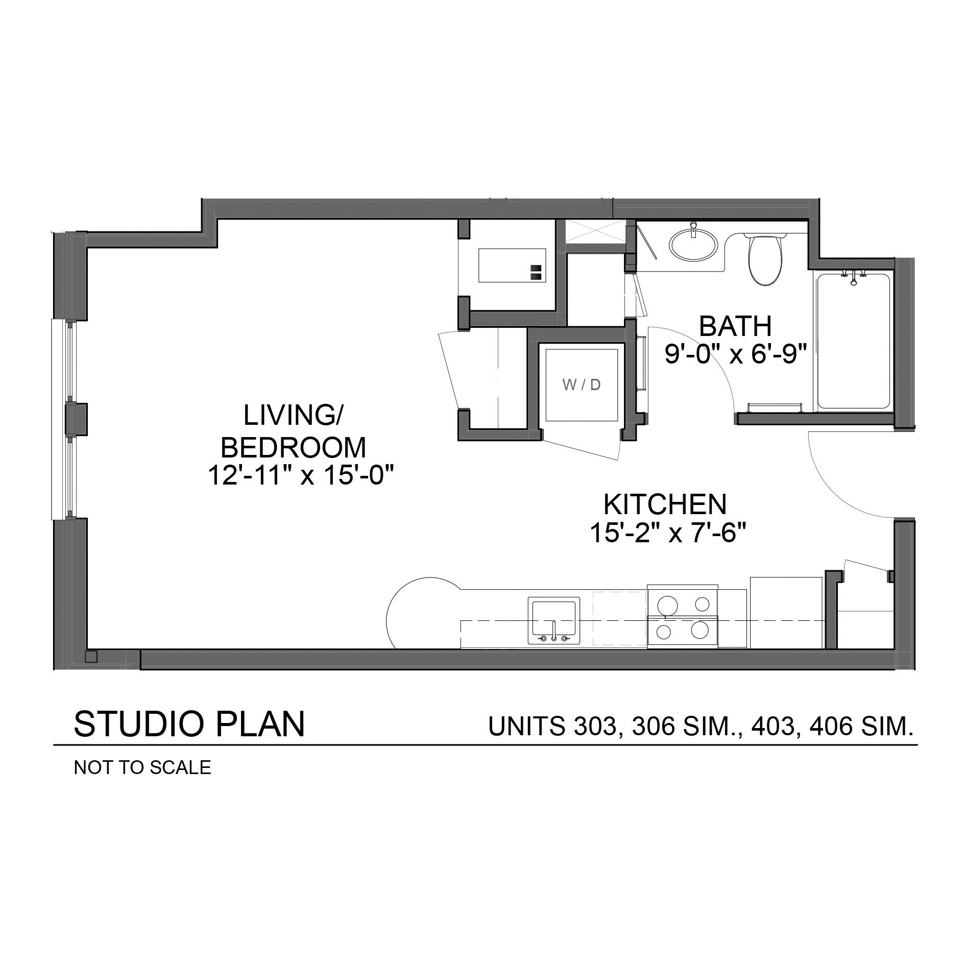 Renaissance on Main Studio Apartment in Williston North Dakota Apartments