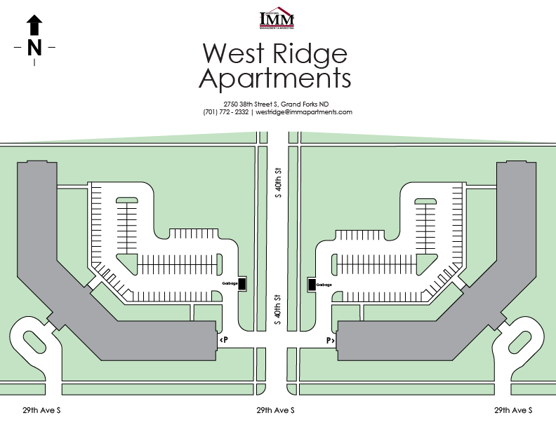 West Ridge Apartments Property Map