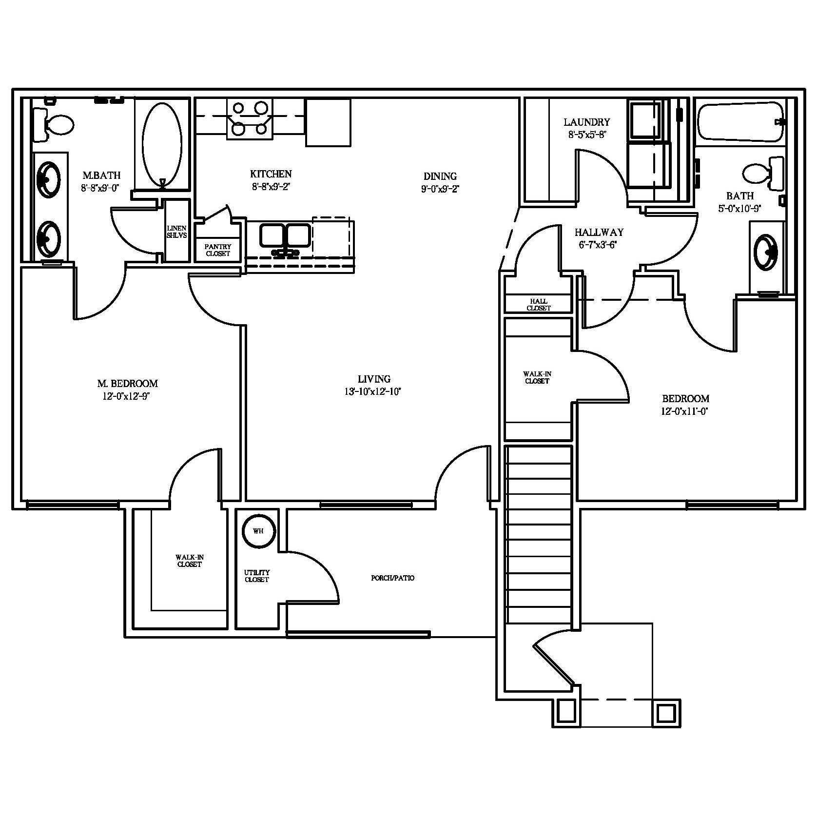 The Wyatt Apartments 2 Bed 2 Bath Minot North Dakota Apartments