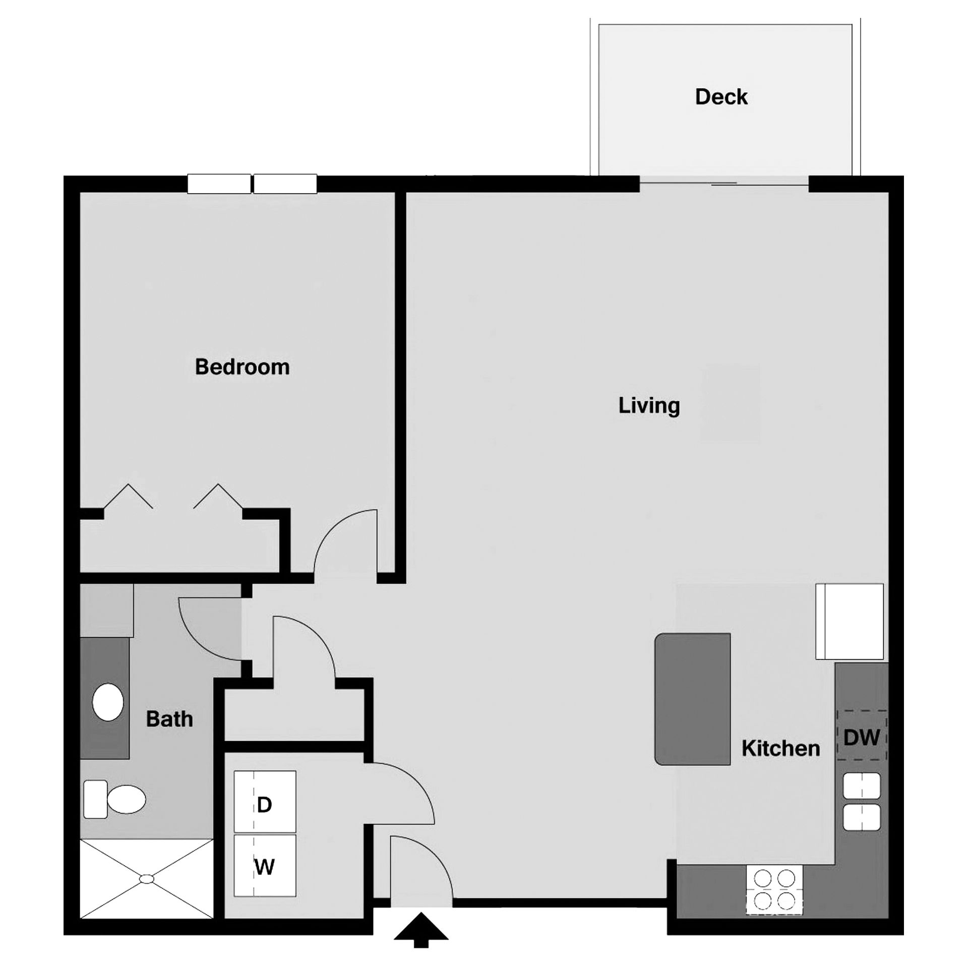 Eaglebrook 1 Bed 1 Bath Fargo Apartment