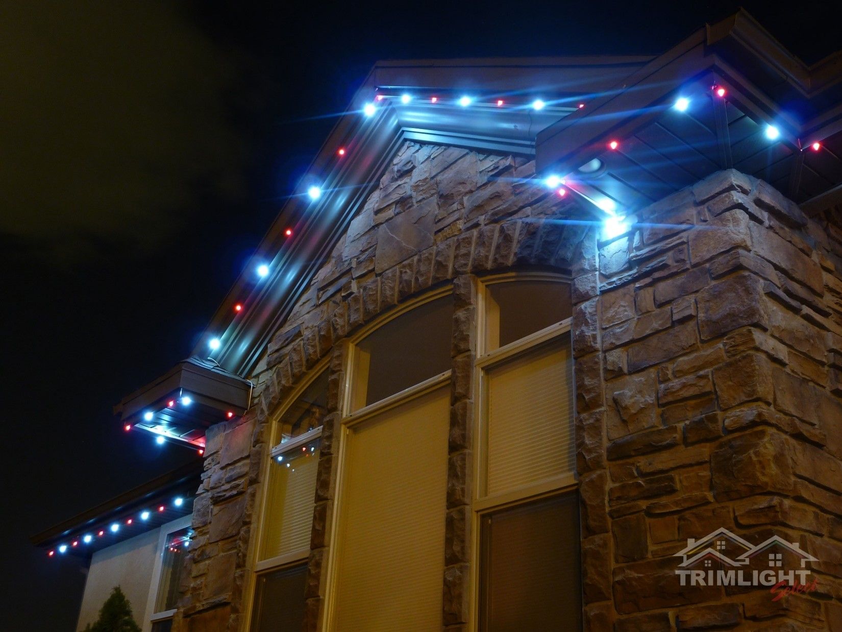 Closeup View of Roof with Lights — Tallahassee, FL — Tallahassee Trimlight