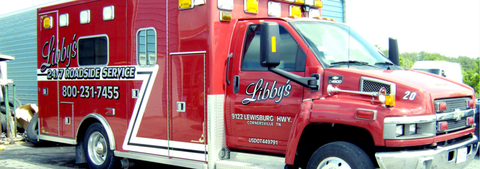 Tire Changes — Red Ambulance of Libby’s Auto & Diesel Towing Inc. in Cornersville, TN