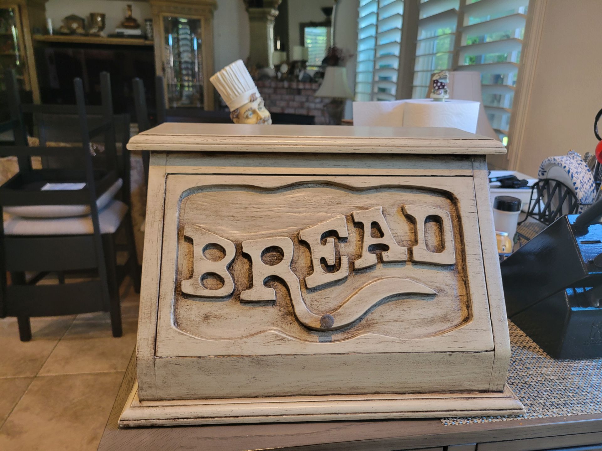 cabinet painting after photo