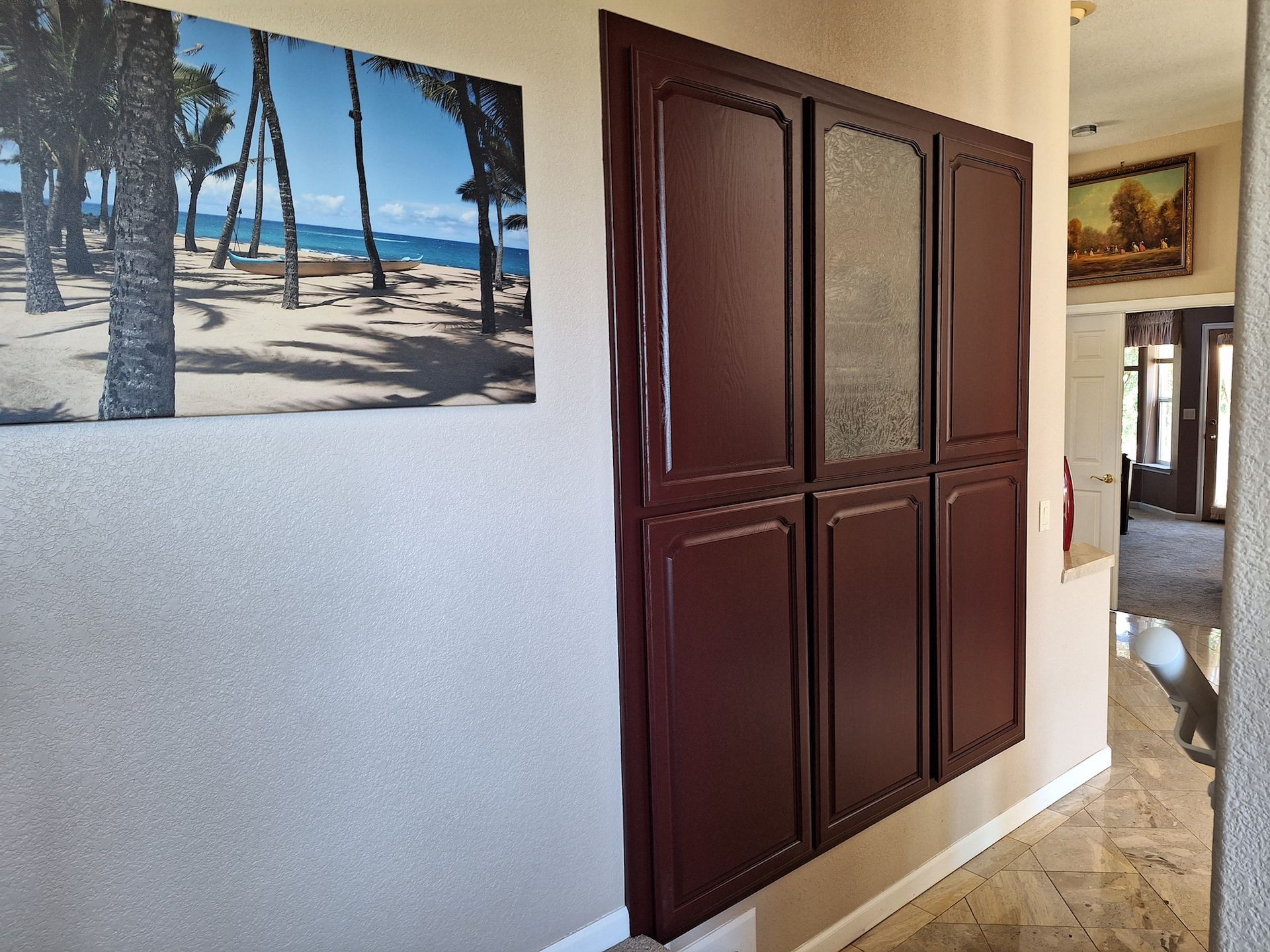Cabinets Painting on Wall
