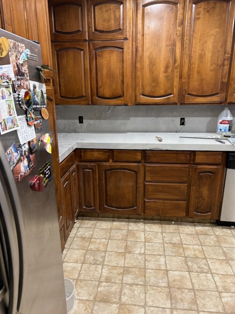 before kitchen cabinet