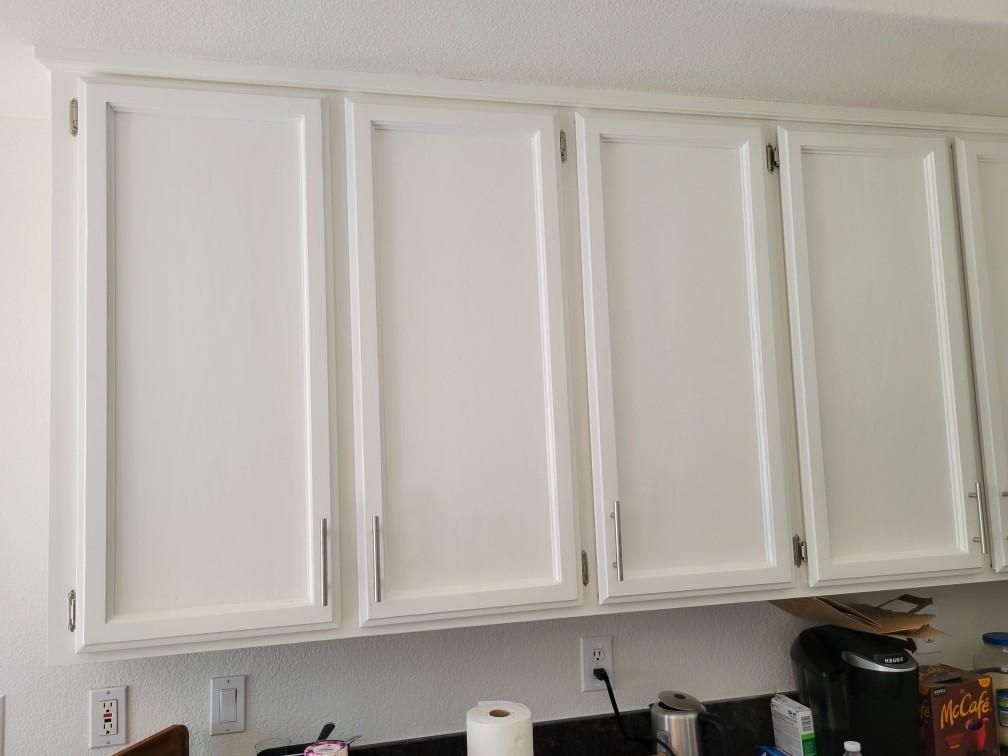 After Upper Cabinet Painting